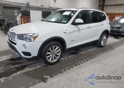 2017 BMW X3 xDrive28I z USA, uszkodzony, nr VIN 5UXWX9C52H0T04474